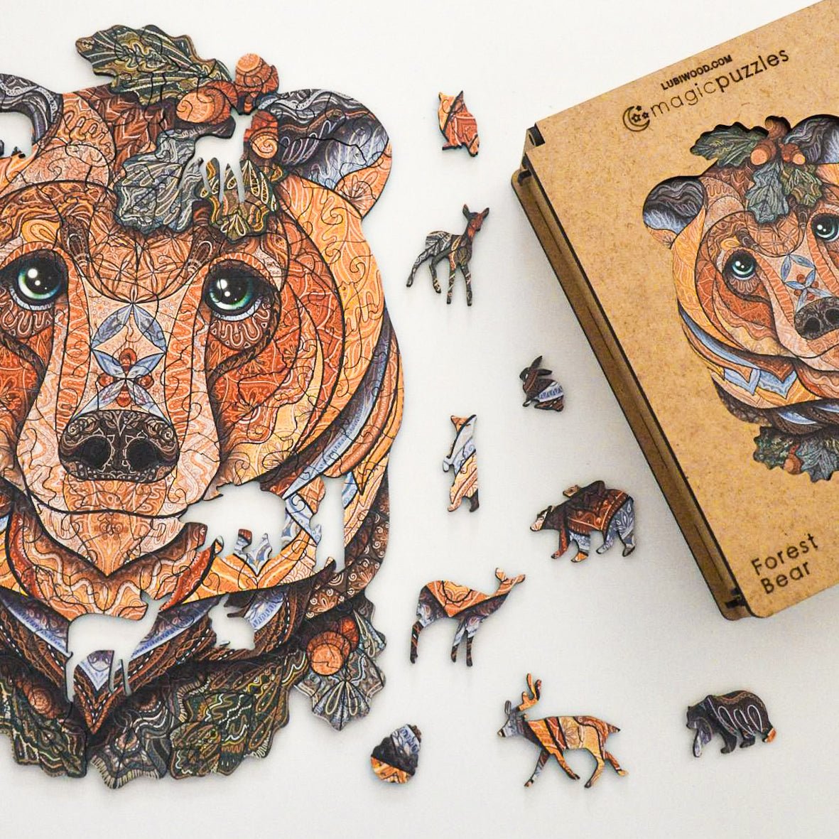 Forest Bear Puzzle - Lubiwood UK
