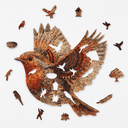 Free Bird Puzzle - Lubiwood UK