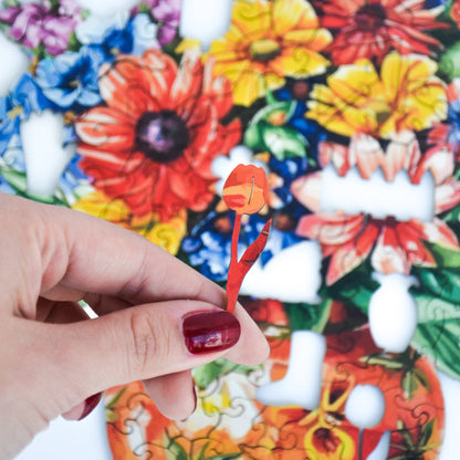 Garden Blossoms Puzzle - Lubiwood UK