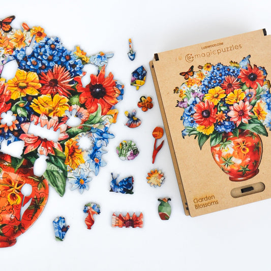 Garden Blossoms Puzzle - Lubiwood UK