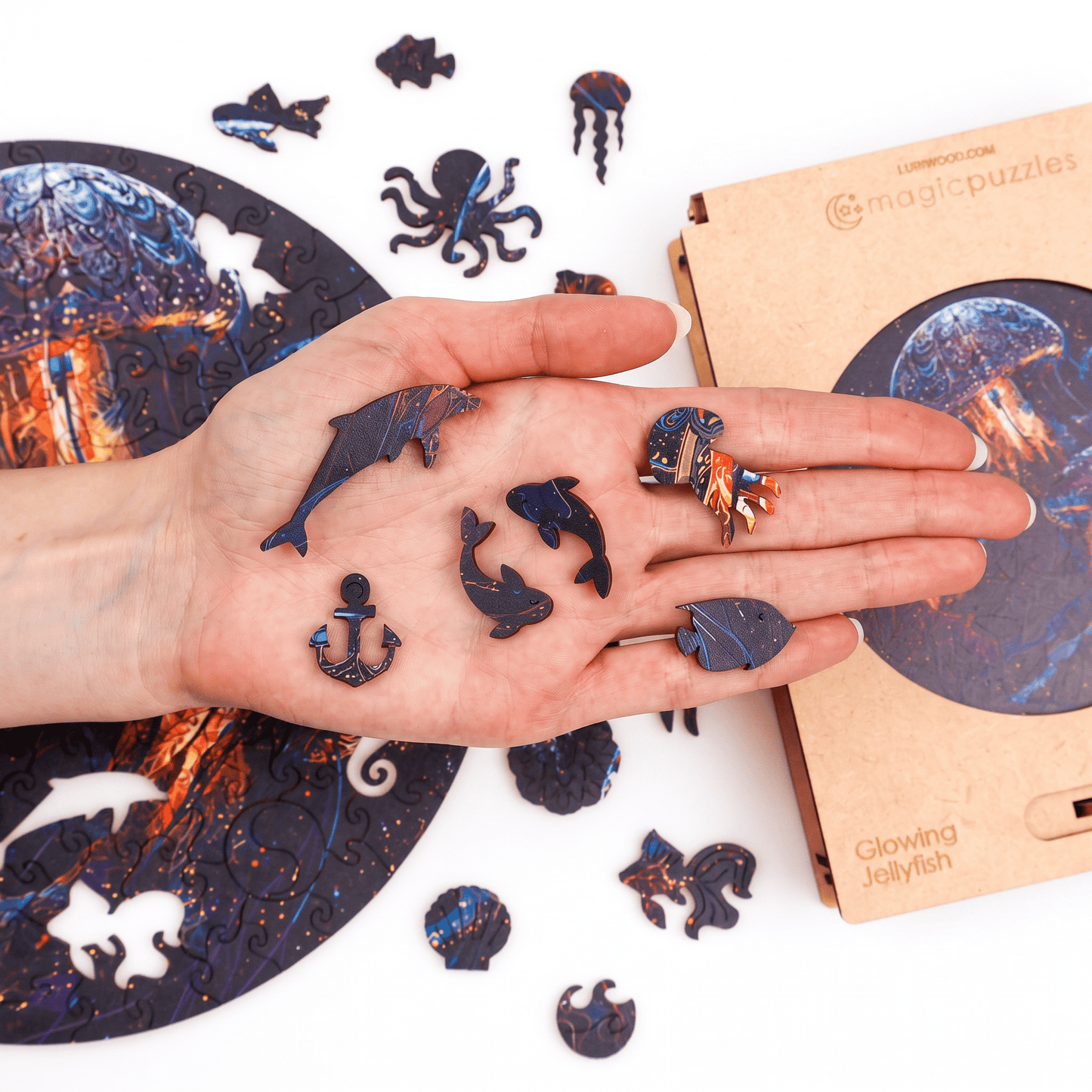 Glowing Jellyfish Puzzle - Lubiwood UK