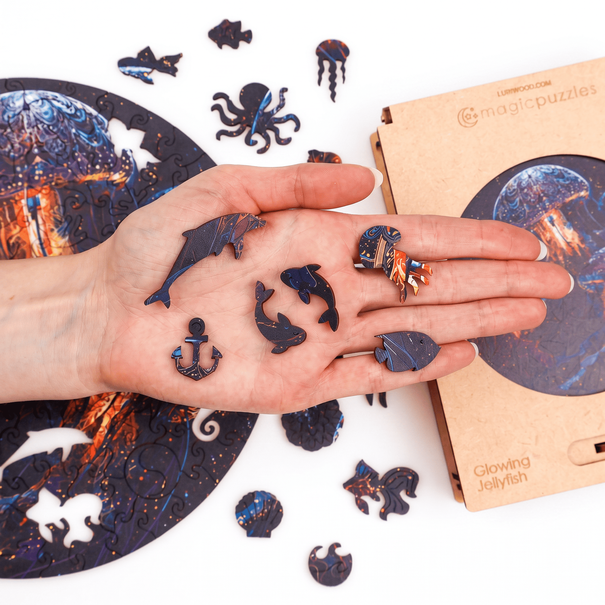 Glowing Jellyfish Puzzle - Lubiwood UK