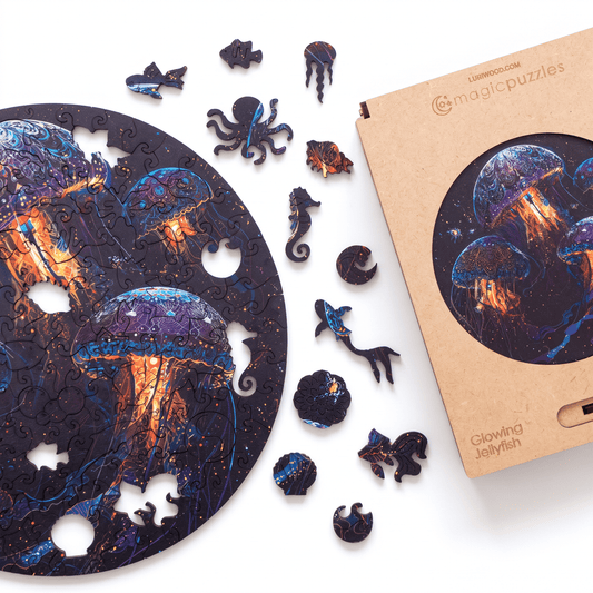 Glowing Jellyfish Puzzle - Lubiwood UK