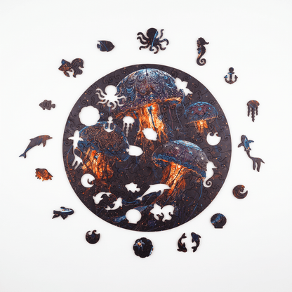 Glowing Jellyfish Puzzle - Lubiwood UK