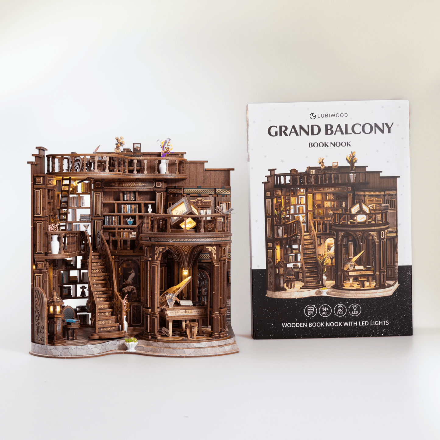 Grand Balcony Book Nook - Lubiwood UK