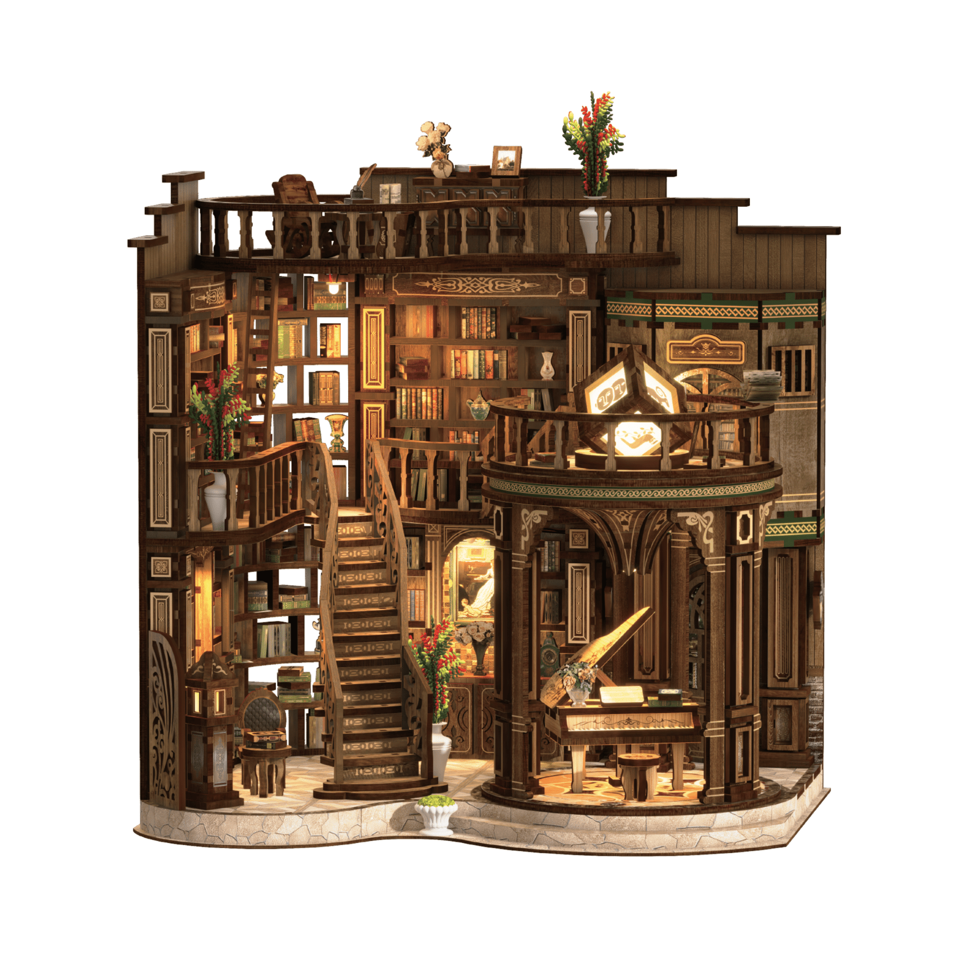 Grand Balcony Book Nook - Lubiwood UK