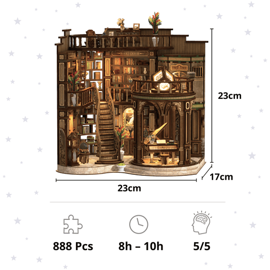 Grand Balcony Book Nook - Lubiwood UK