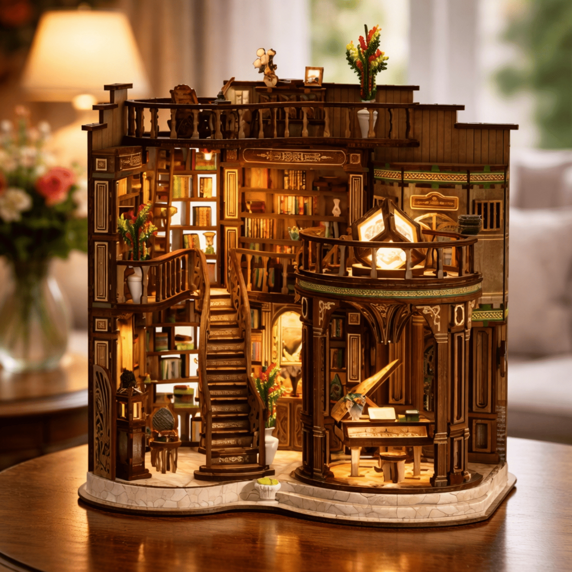 Grand Balcony Book Nook - Lubiwood UK