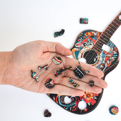 Groovy Guitar Puzzle - Lubiwood UK