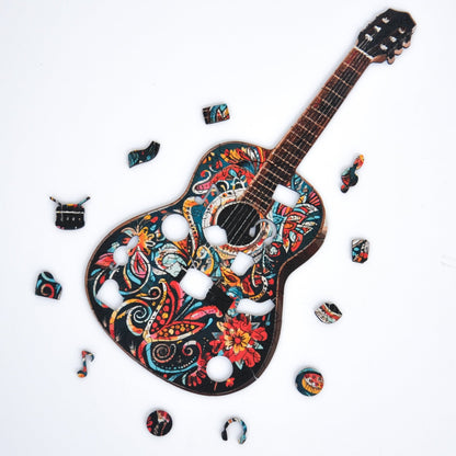 Groovy Guitar Puzzle - Lubiwood UK
