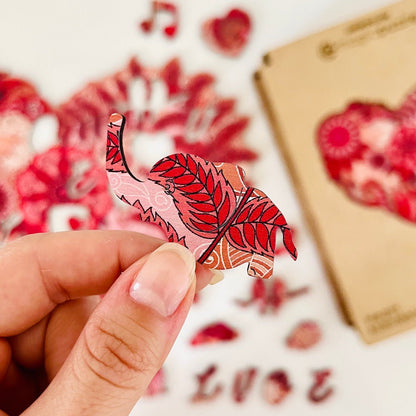 Heart Mandala Puzzle - Lubiwood UK