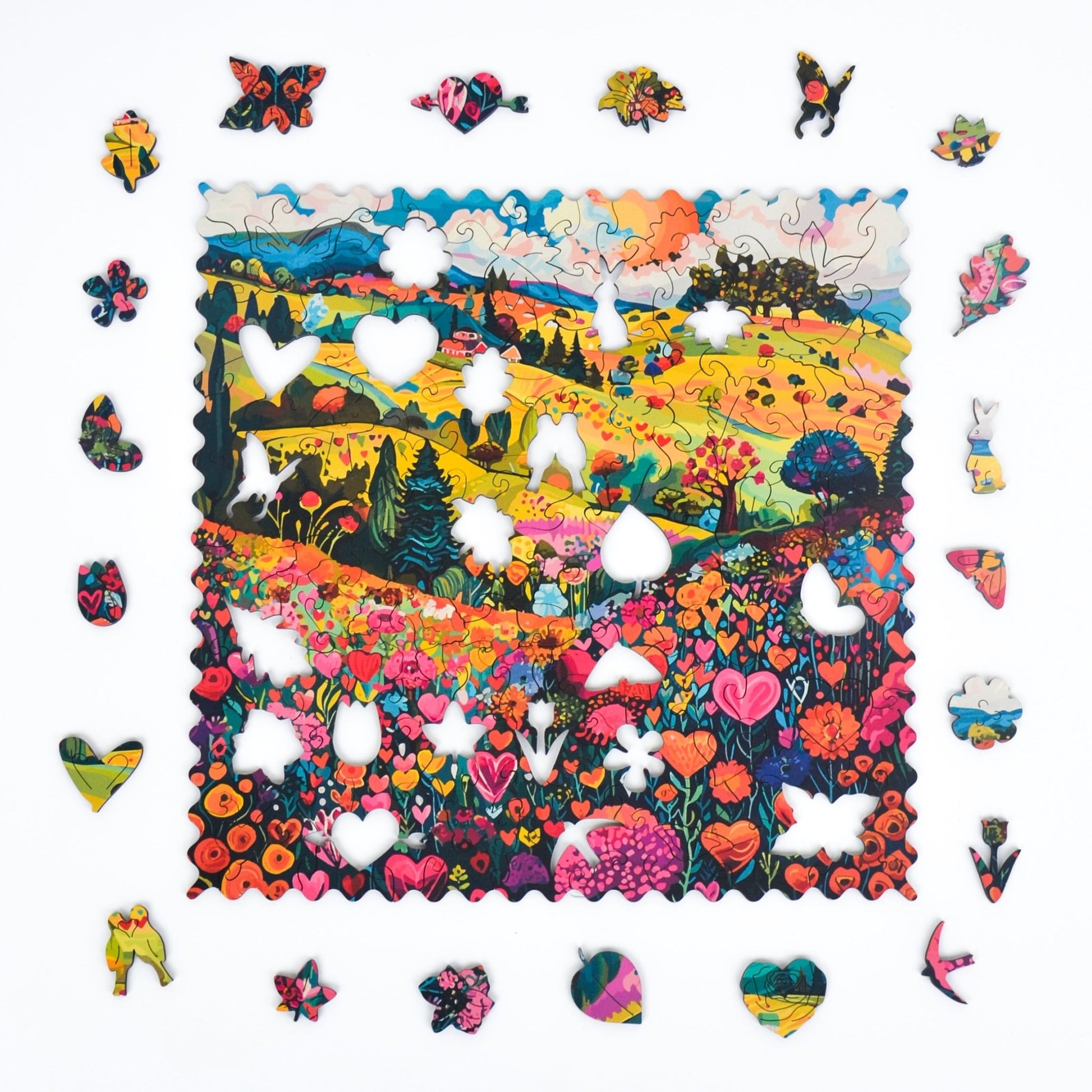 Heartfelt Meadows Puzzle - Lubiwood UK