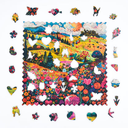 Heartfelt Meadows Puzzle - Lubiwood UK