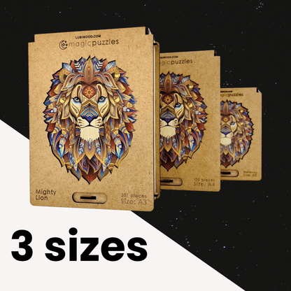 Mighty Lion Puzzle - Lubiwood UK