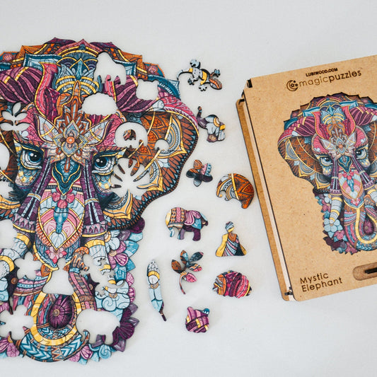 Mystic Elephant Puzzle - Lubiwood UK