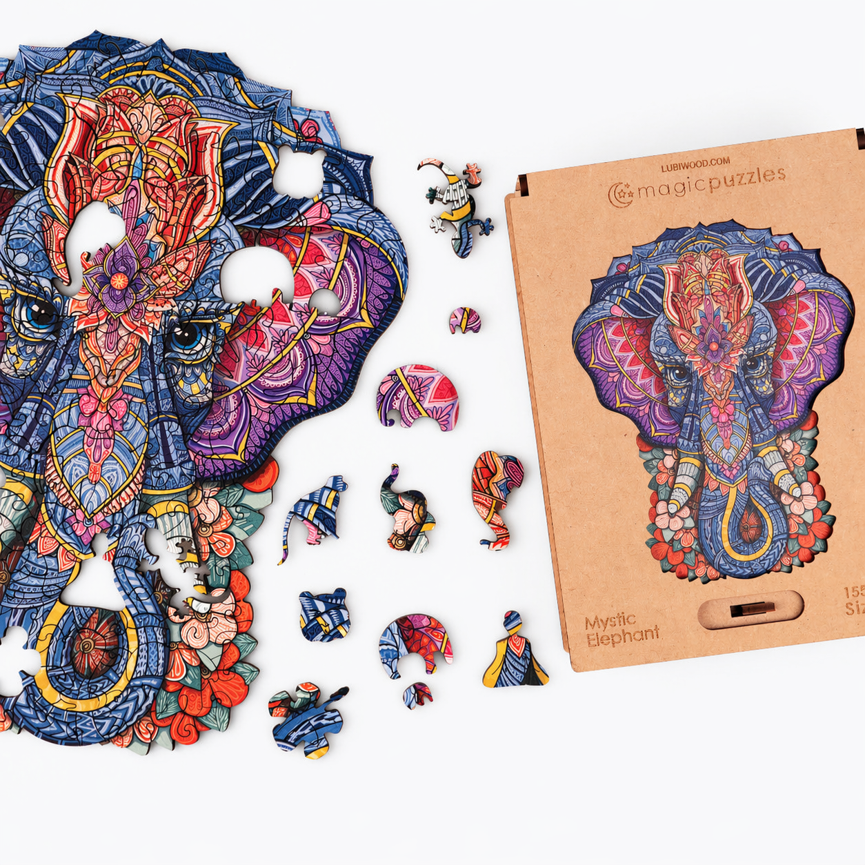 Mystic Elephant Puzzle - Lubiwood UK