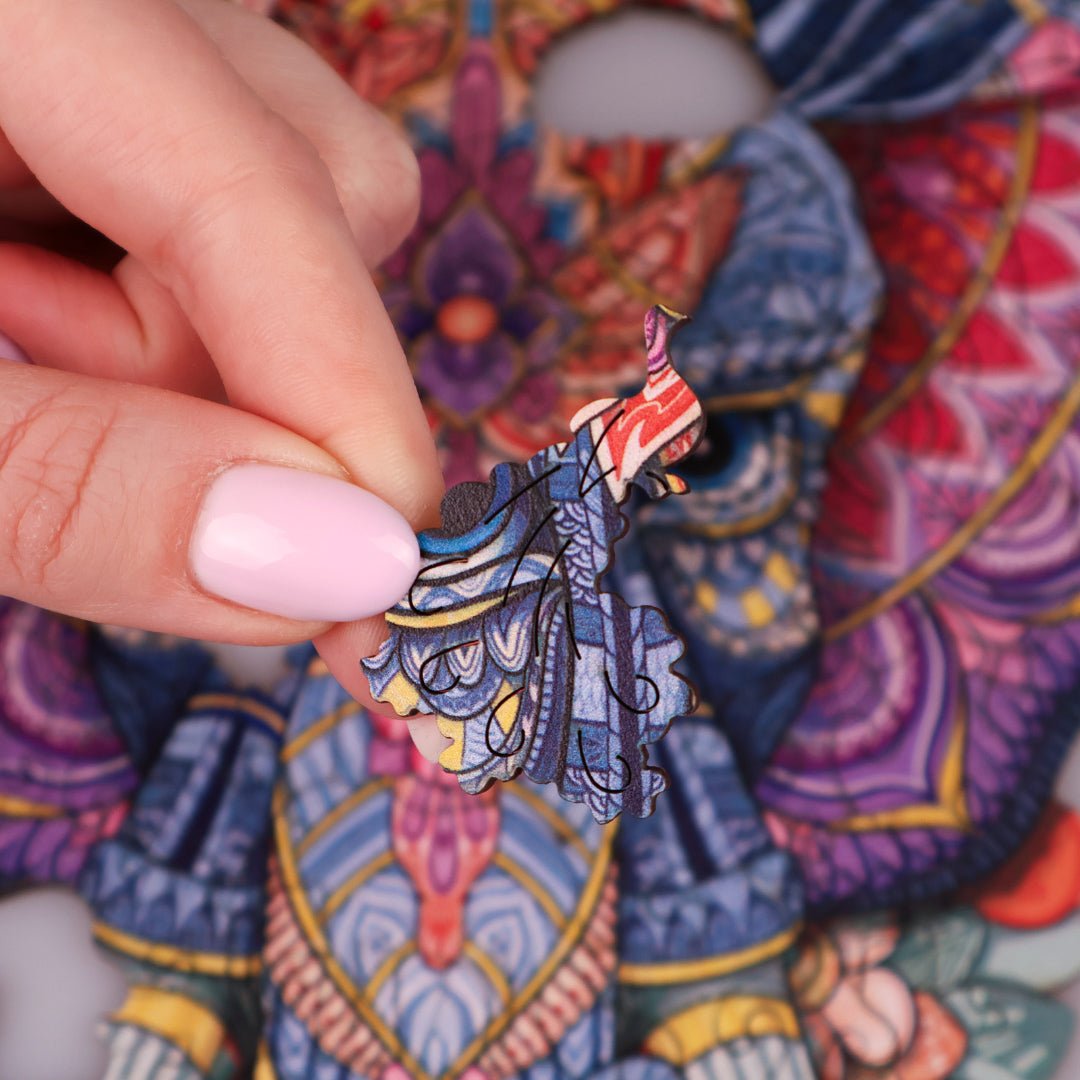 Mystic Elephant Puzzle - Lubiwood UK