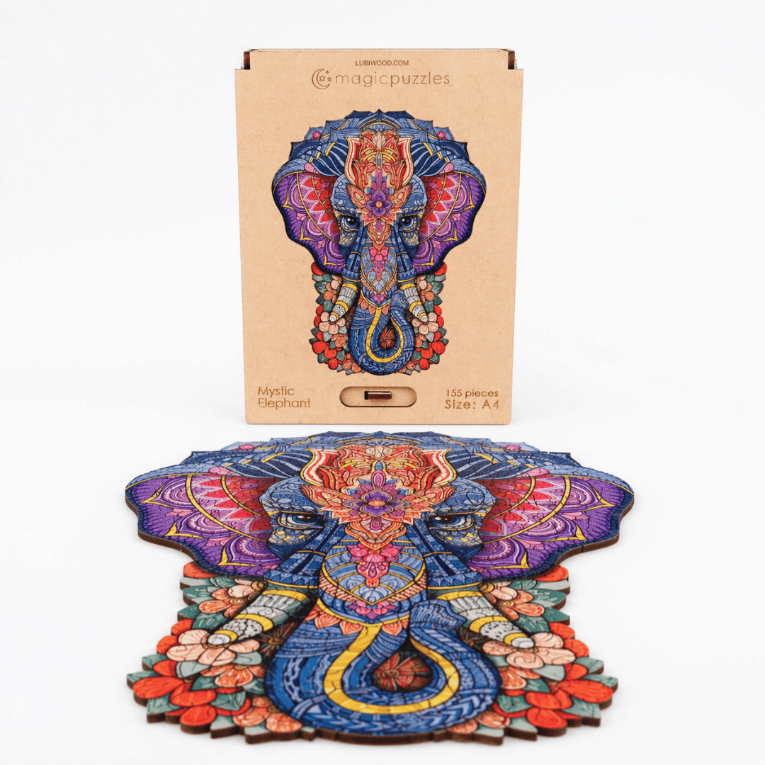 Mystic Elephant Puzzle - Lubiwood UK