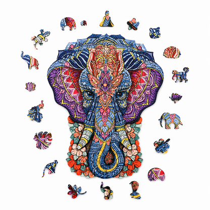 Mystic Elephant Puzzle - Lubiwood UK