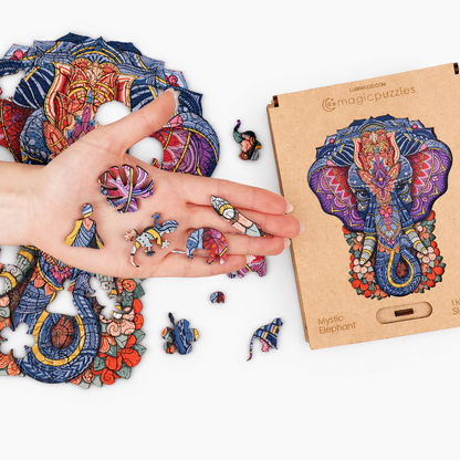 Mystic Elephant Puzzle - Lubiwood UK
