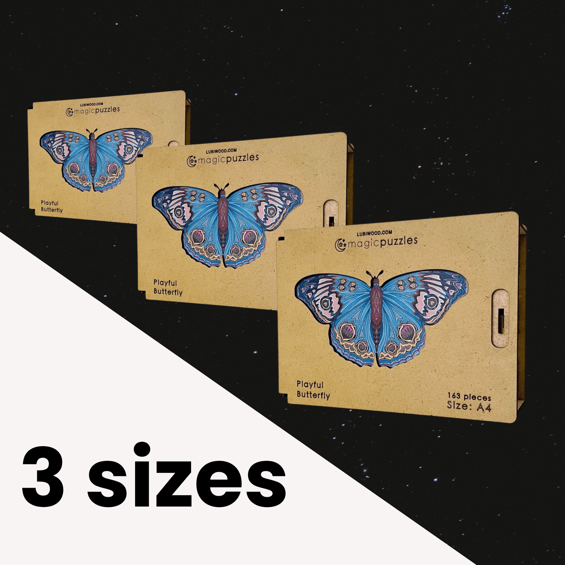 Playful Butterfly Puzzle - Lubiwood UK