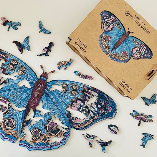 Playful Butterfly Puzzle - Lubiwood UK