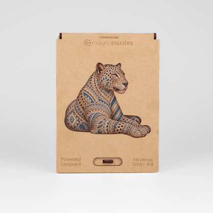 Powerful Leopard Puzzle - Lubiwood UK