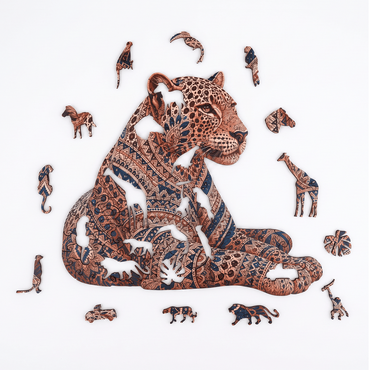 Powerful Leopard Puzzle - Lubiwood UK