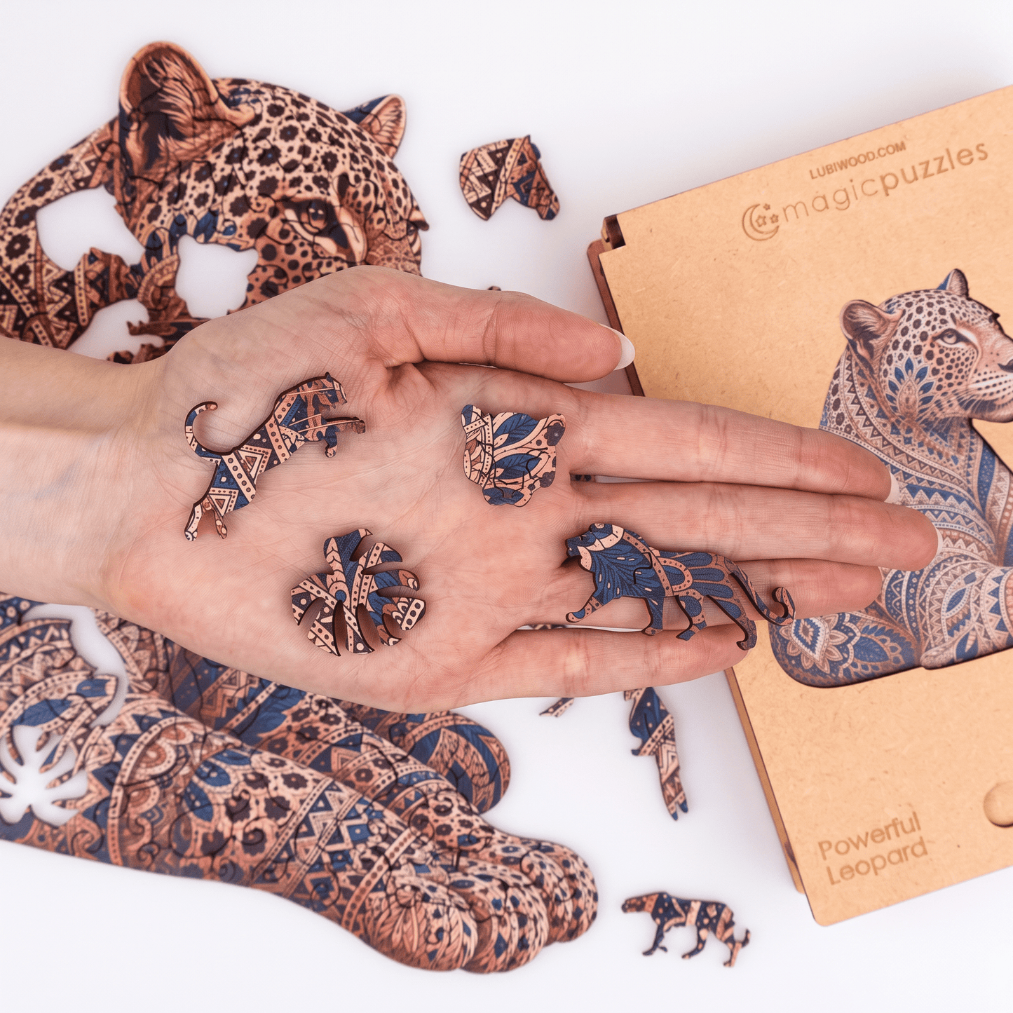 Powerful Leopard Puzzle - Lubiwood UK