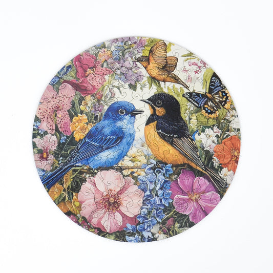 Spring Birds Puzzle - Lubiwood UK