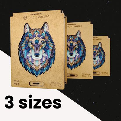 Wild Wolf Puzzle - Lubiwood UK