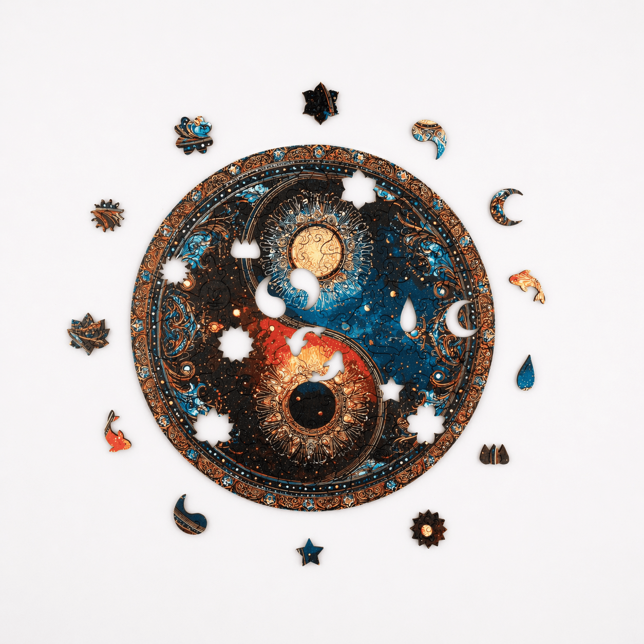 Yinyang Mandala Puzzle - Lubiwood UK