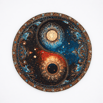 Yinyang Mandala Puzzle - Lubiwood UK