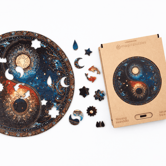 Yinyang Mandala Puzzle - Lubiwood UK