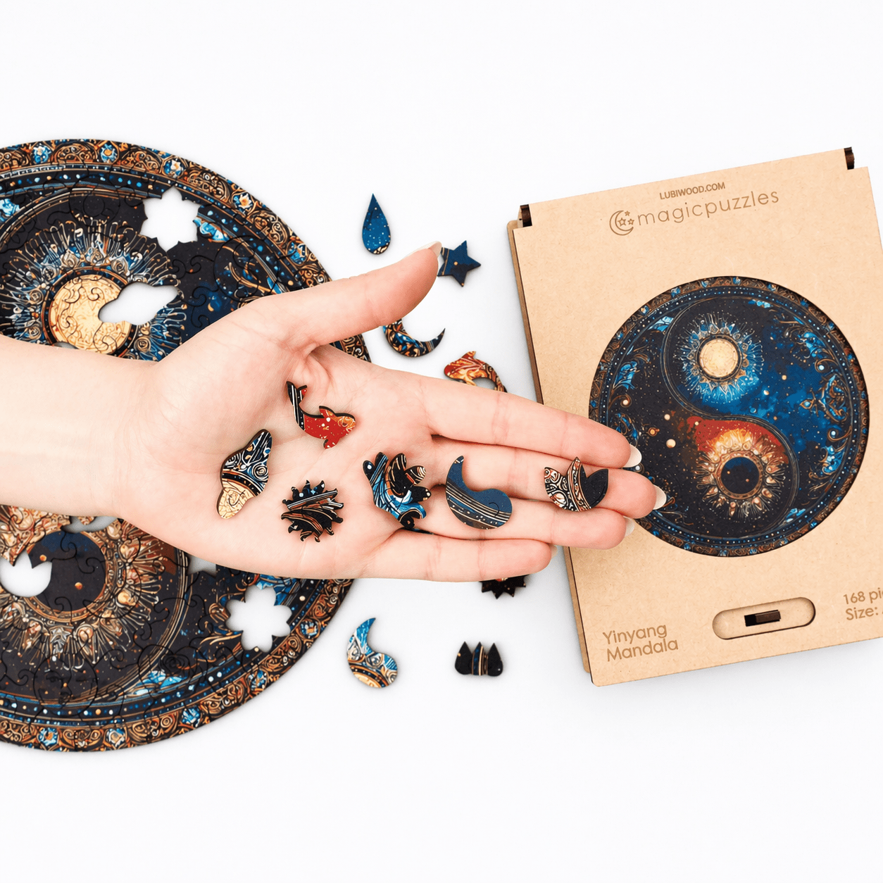 Yinyang Mandala Puzzle - Lubiwood UK